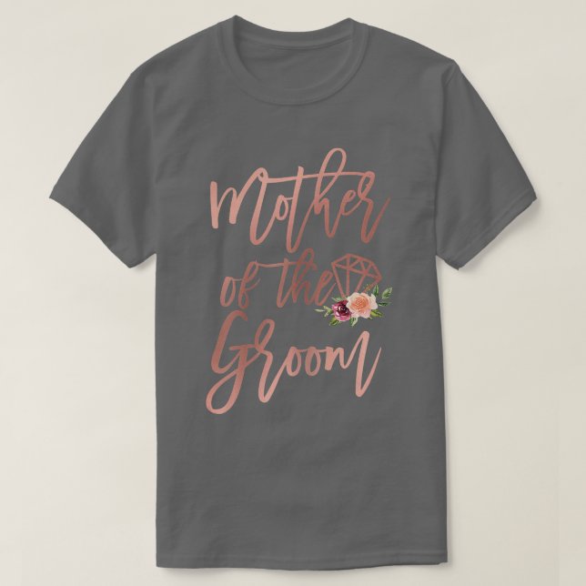 Familjen Mor i Groom i Bröllop T Shirt (Design framsida)
