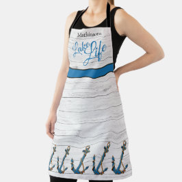 Familjen Nautical Anchor Blue Sjö Life Monogrammed