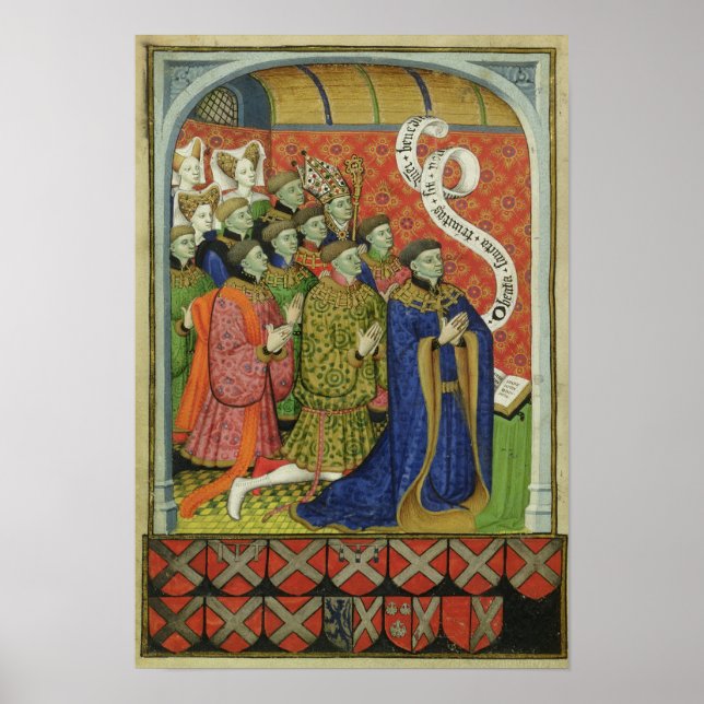 Familjen Neville i bön Poster (Framsidan)