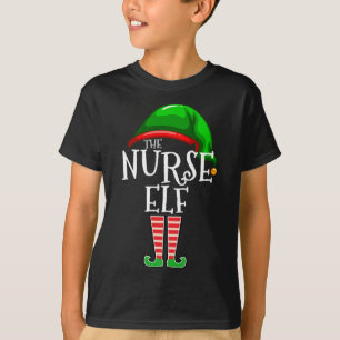 Familjen Nurse Elf som matchar julgåsen T Shirt