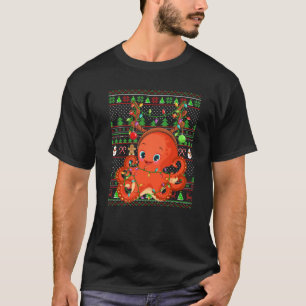 Familjen Octopus Älskare Matching Ugly Octopus Chr T Shirt