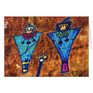 Familjen på den Sego kanjonen OBS Kort