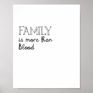 Familjen Poster mer än blodet