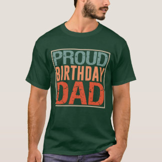 Familjen Proud Birthday Pappa Far pappa Party T Shirt