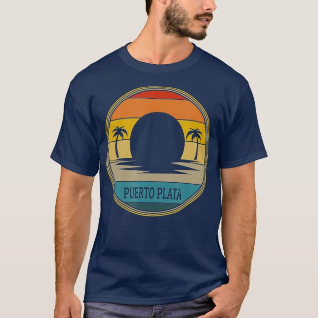 Familjen Puerto Plata Vacation Dominikanska republ T Shirt (Framsida)
