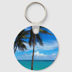 Familjen Resa Beach Vacation Guadeloupe Västindien Nyckelring
