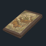Familjen Roe - Deers in a Forest<br><div class="desc">Den här målningen av konstnären Friedrich Specht representerar en familj med fyra roédeers i en skog. Den gamla stil-målningen visar en vacker neutralt och äkta färg av familjen Rom-hjort. Anpassa Zazzle-favoritprodukten med den här vackra bilden.</div>