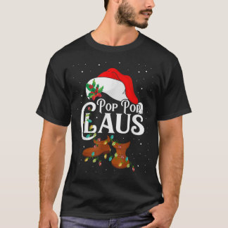 Familjen Santa Pop Claus Ljus T Shirt