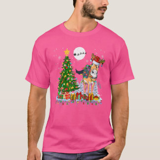Familjen Santa Reindeer Donkey Julgran Light T Shirt