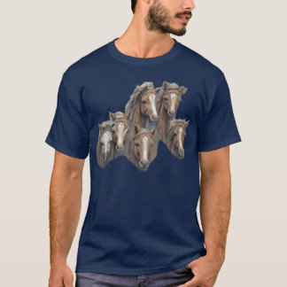 Familjen Si Bevackra Horses T Shirt