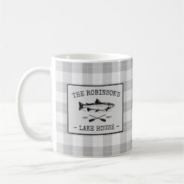 Familjen Sjö House Oars Fish Rustic White Play Kaffemugg