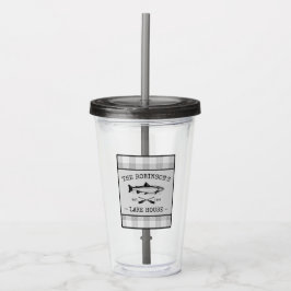 Familjen Sjö House Oars Fish Rustic White Play Take Away Mugg