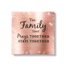Familjen som Prays Together stannar ihop