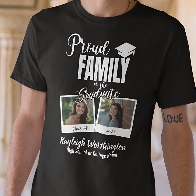 Familjen Student 2025 T Shirt (Family of the Graduate 2025 T-Shirt)