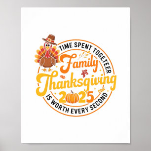 Familjen Thanksgiving 2025 Tillsammans Tid Match Poster