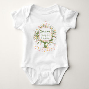 Familjen Träd är blomstrande T-shirt