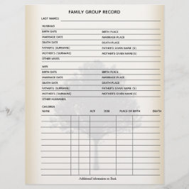 Familjen Träd Genealogy Group Lakan