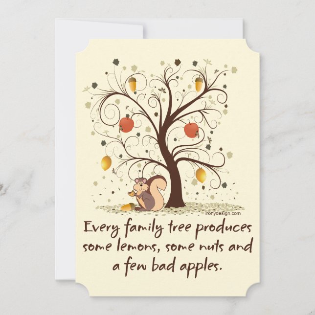 Familjen Träd Humor (Framsida)