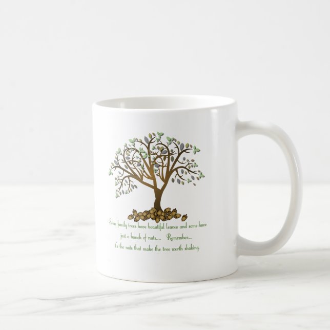 Familjen Träd Nöt Kaffemugg (Höger)