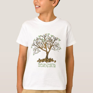Familjen Träd Nöt T Shirt