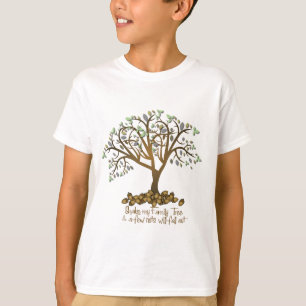 Familjen Träd Nöt Tee Shirt