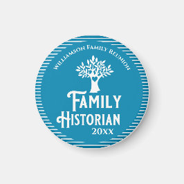 Familjen Träd Reunion Historian Genealogy Magnet