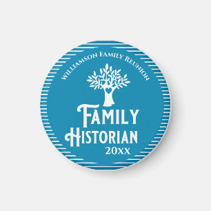 Familjen Träd Reunion Historian Genealogy Magnet