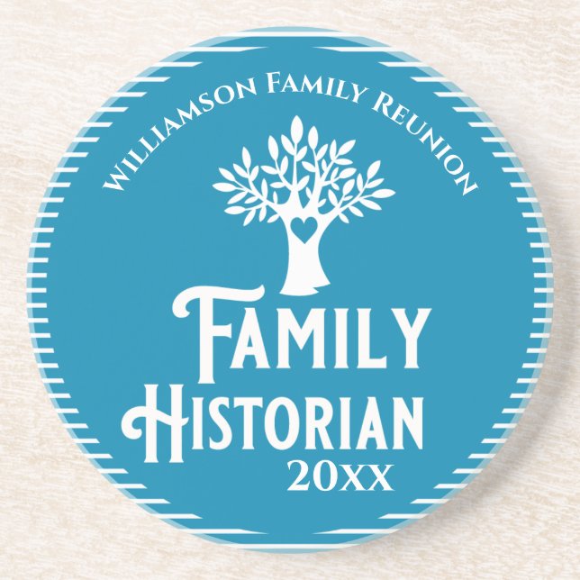 Familjen Träd Reunion Historian Genealogy Underlägg (Framsidan)