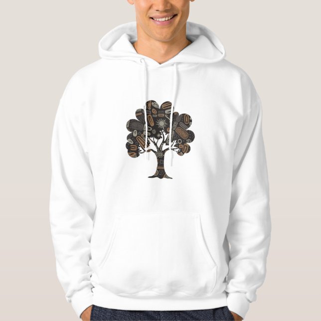 Familjen Träd vid felaktiga beslut Hoodie (Framsida)