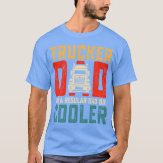 familjen Trucker Pappa Far's Day T Shirt