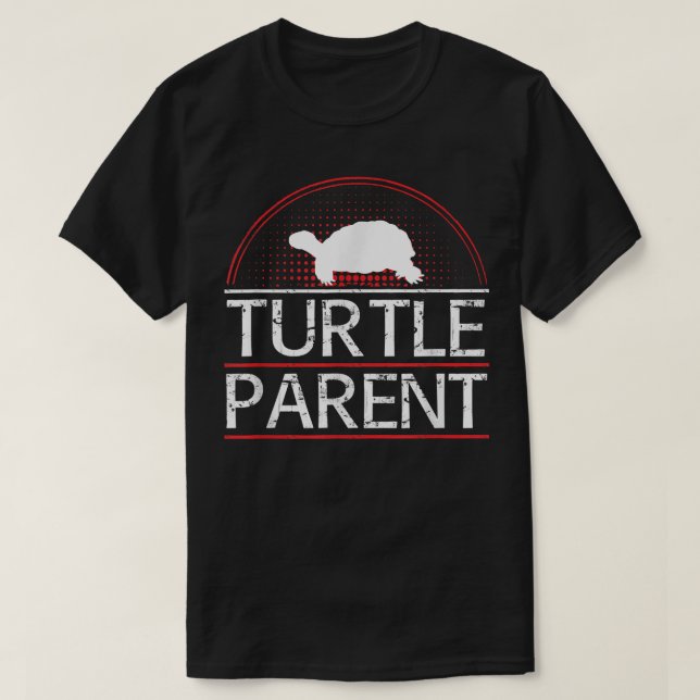 Familjen Turtle Parent Animal Kärlek  T Shirt (Design framsida)
