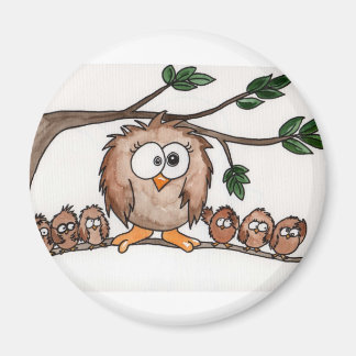 Familjen Uggla Magnet