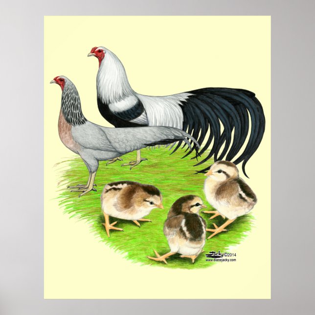 Familjen Yokohama Silver Poster (Framsidan)