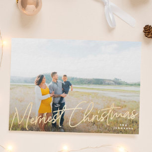 Familjens bästa julfoto i Gulten Guld Julkort