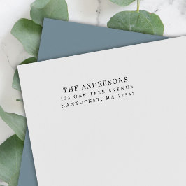 Familjens efternamn Modern Classic-Returadress Självfärgande Stämpel