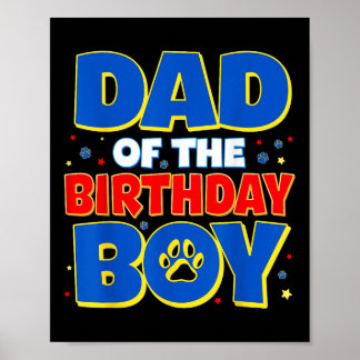 Familjens Födelsedagsfest Pappa i födelsedagsbo Poster