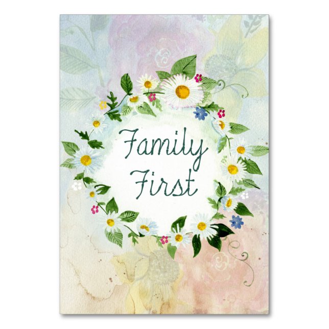 Familjens första inspirationsoffert bordsnummer (Framsidan)