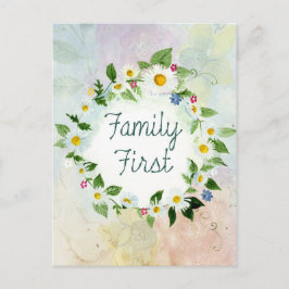 Familjens första inspirationsoffert vykort