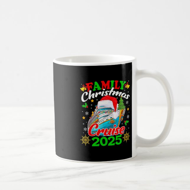 Familjens julkryssning 2025 Xmas Tomte Elf Squad Kaffemugg (Höger)