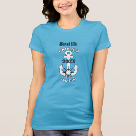 Familjens kryssningsutflykt Förankrar Segling Mari T Shirt