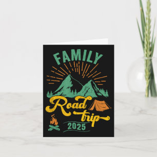 Familjens Road Trip 2025 Camping Crew Semester Hel Kort