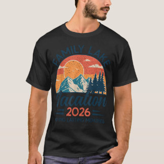 Familjens sjösemester 2026 Camping Sjö T Shirt