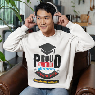 Familjens student, Proud Brother Lång Ärmad Tröja