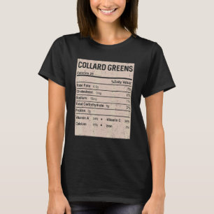 Familjens tackfest Collard greens Näringsinnehåll T Shirt