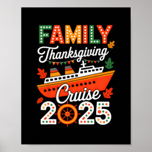 Familjens Thanksgiving-kryssning 2025 Semesterresa Poster