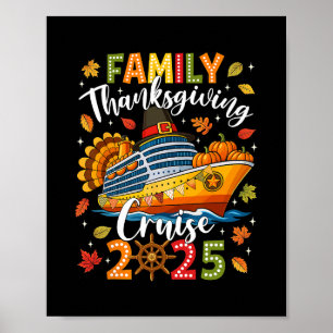 Familjens Thanksgiving-kryssning 2025 Semesterresa Poster