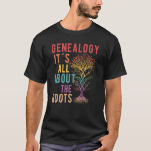 Familjens Träd-släktens historiker Genealogy Genea T Shirt