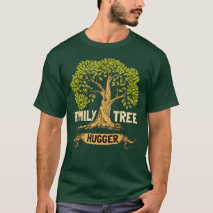 Familjens Tree hugger familj för genetisk förmak T Shirt