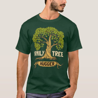 Familjens Tree hugger familj för genetisk förmaksf T Shirt