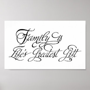 Familjeoffert Poster